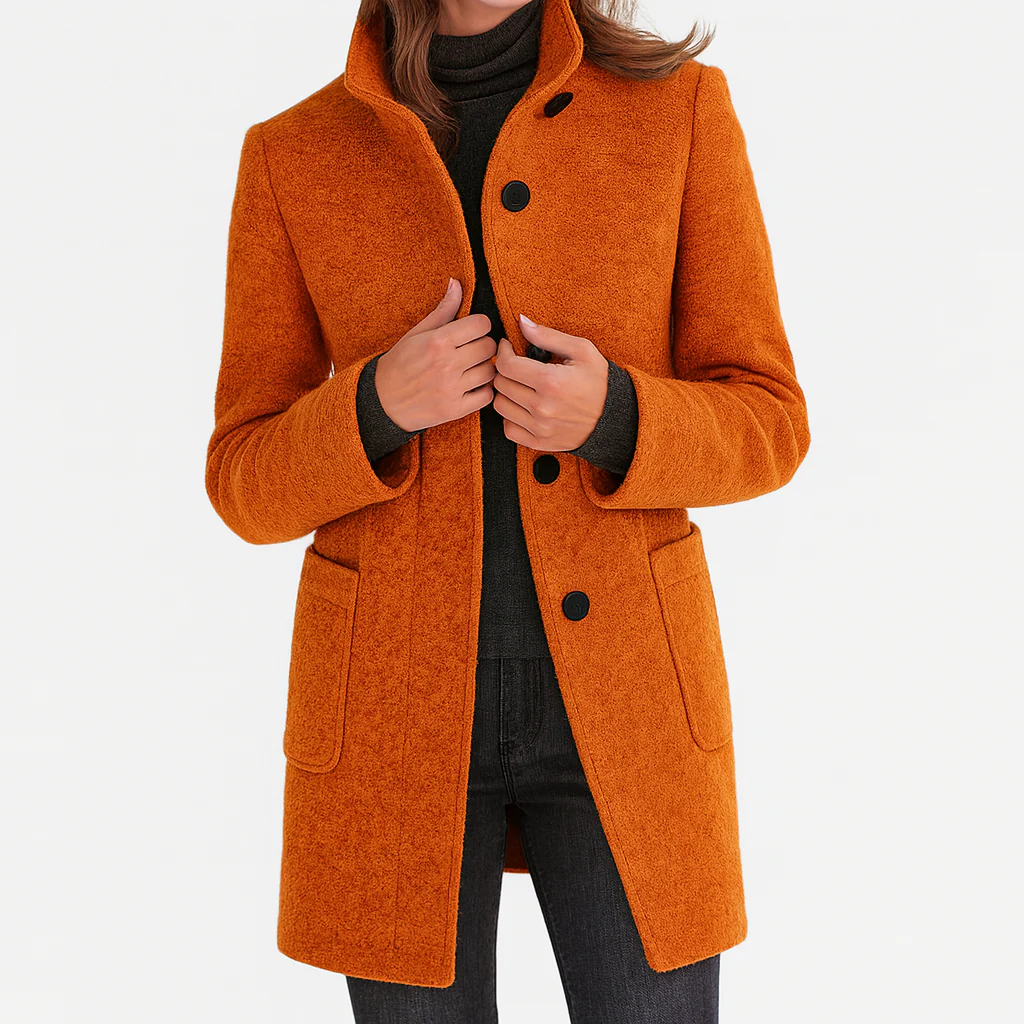 Beatrice | Classic Everyday Button Coat