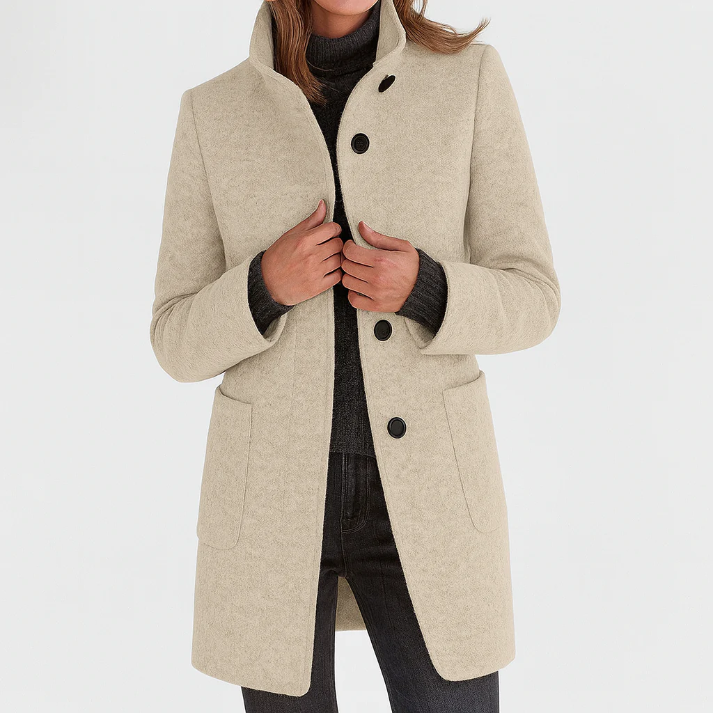 Beatrice | Classic Everyday Button Coat