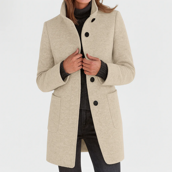 Beatrice | Classic Everyday Button Coat