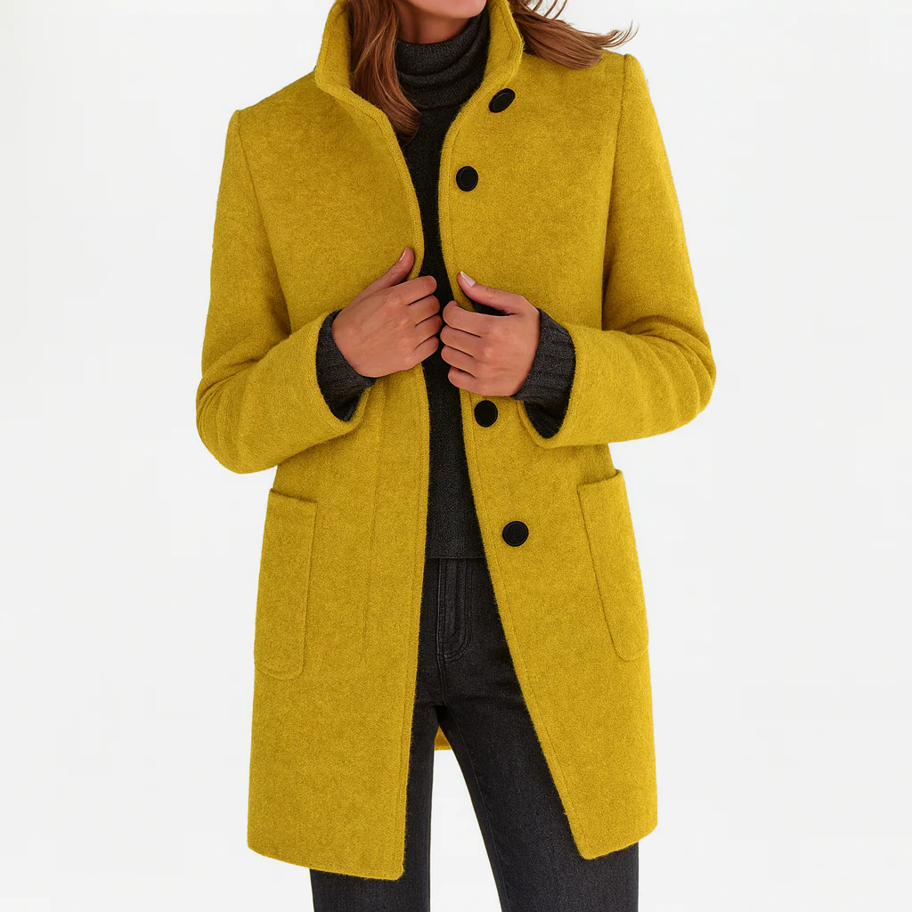 Beatrice | Classic Everyday Button Coat