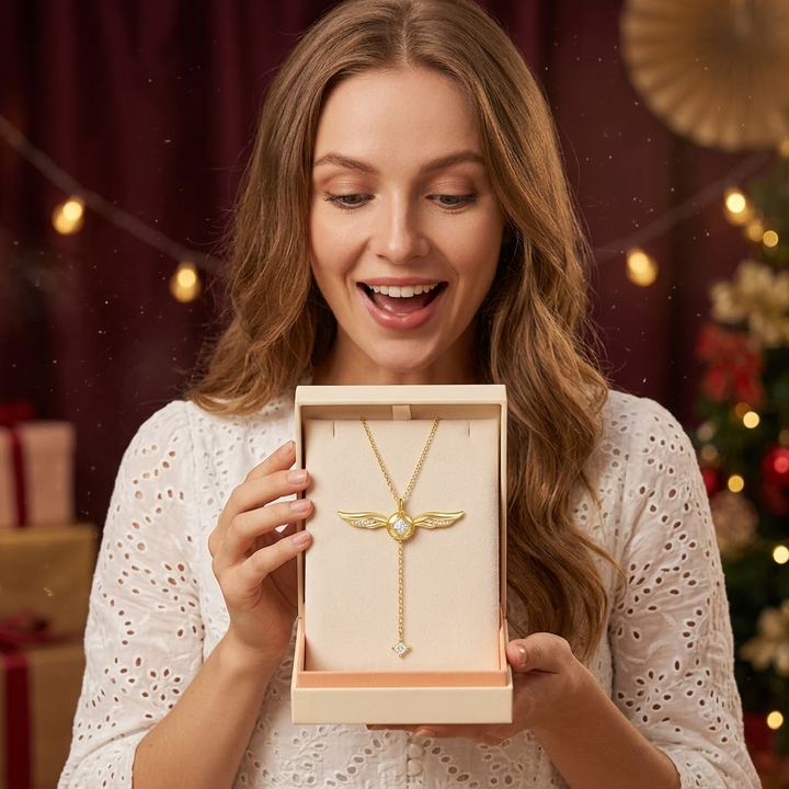 Veloisse – Winged Lariat Pendant Necklace