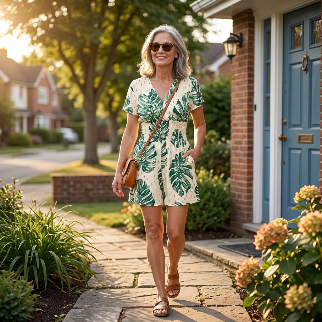 Solena – Breezy V Neck Summer Romper