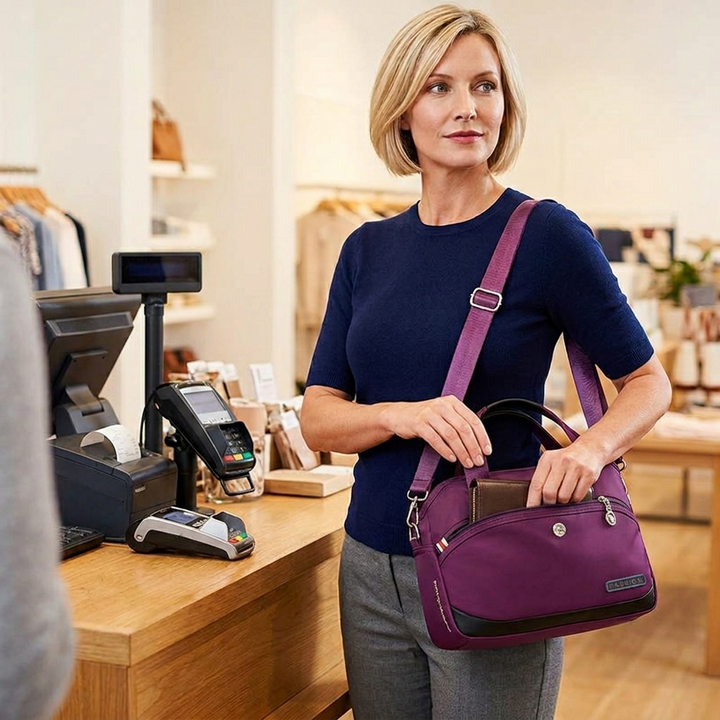 Vossa – Waterproof 10 pocket crossbody bag