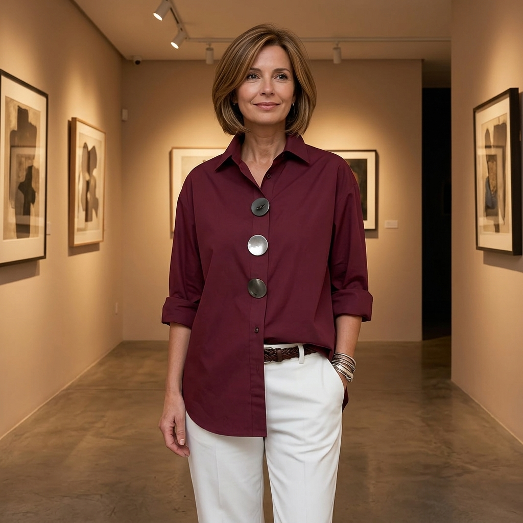 Milenza – Italian Style Statement Blouse