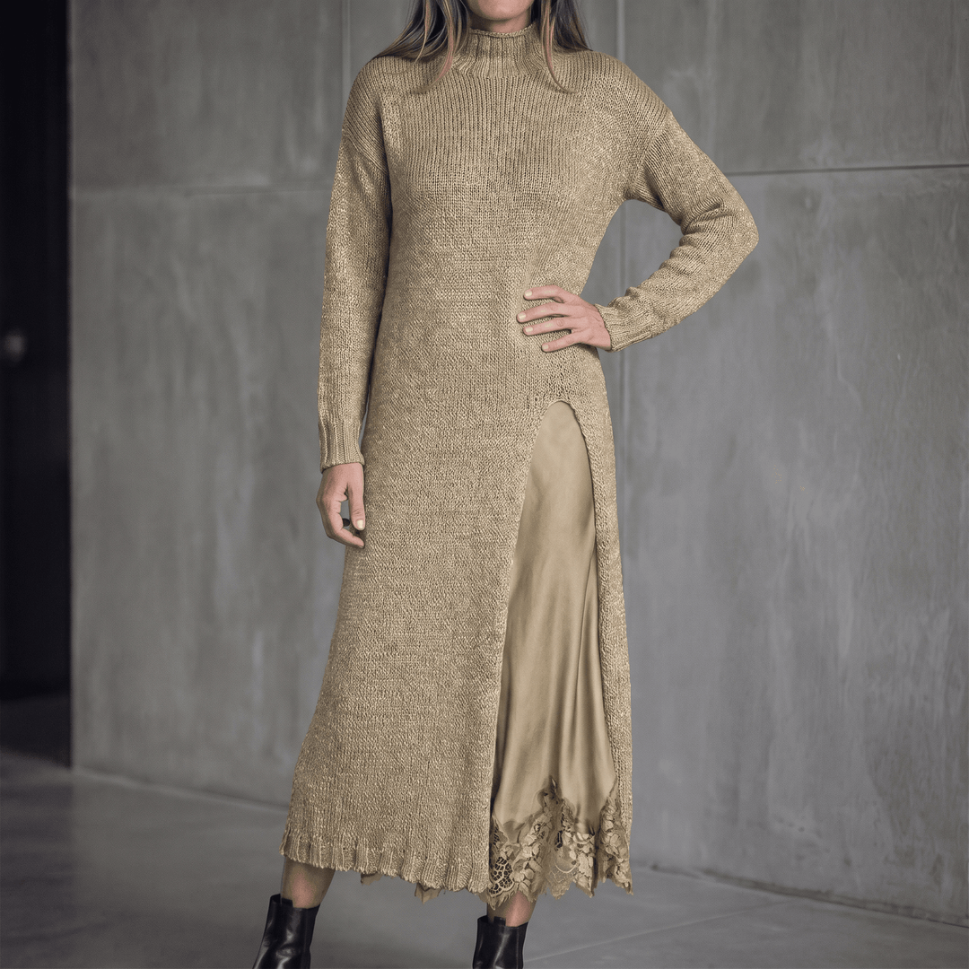 Lunette – Women’s Knitted Cardigan &amp; Lace Camisole Set