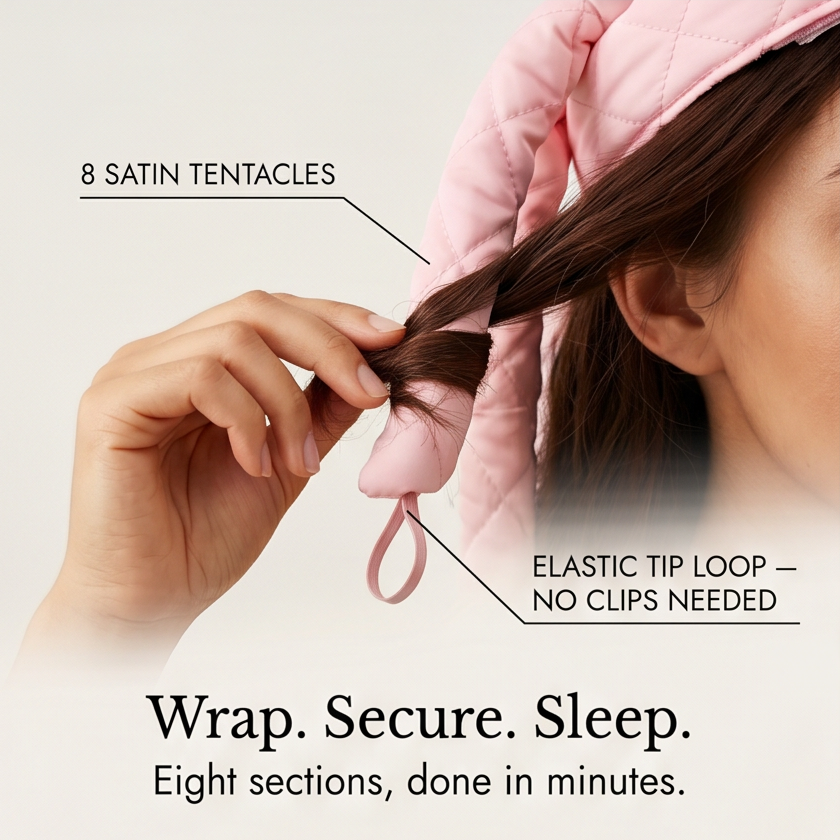 Lunova – Heatless Satin Curling Headband