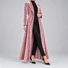 Beatrice | Velvet Open-Front Maxi Coat