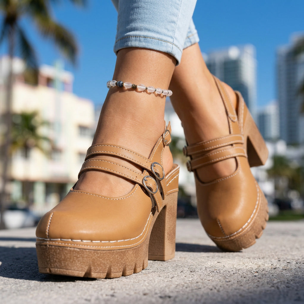 Delilah - Slingback Heels
