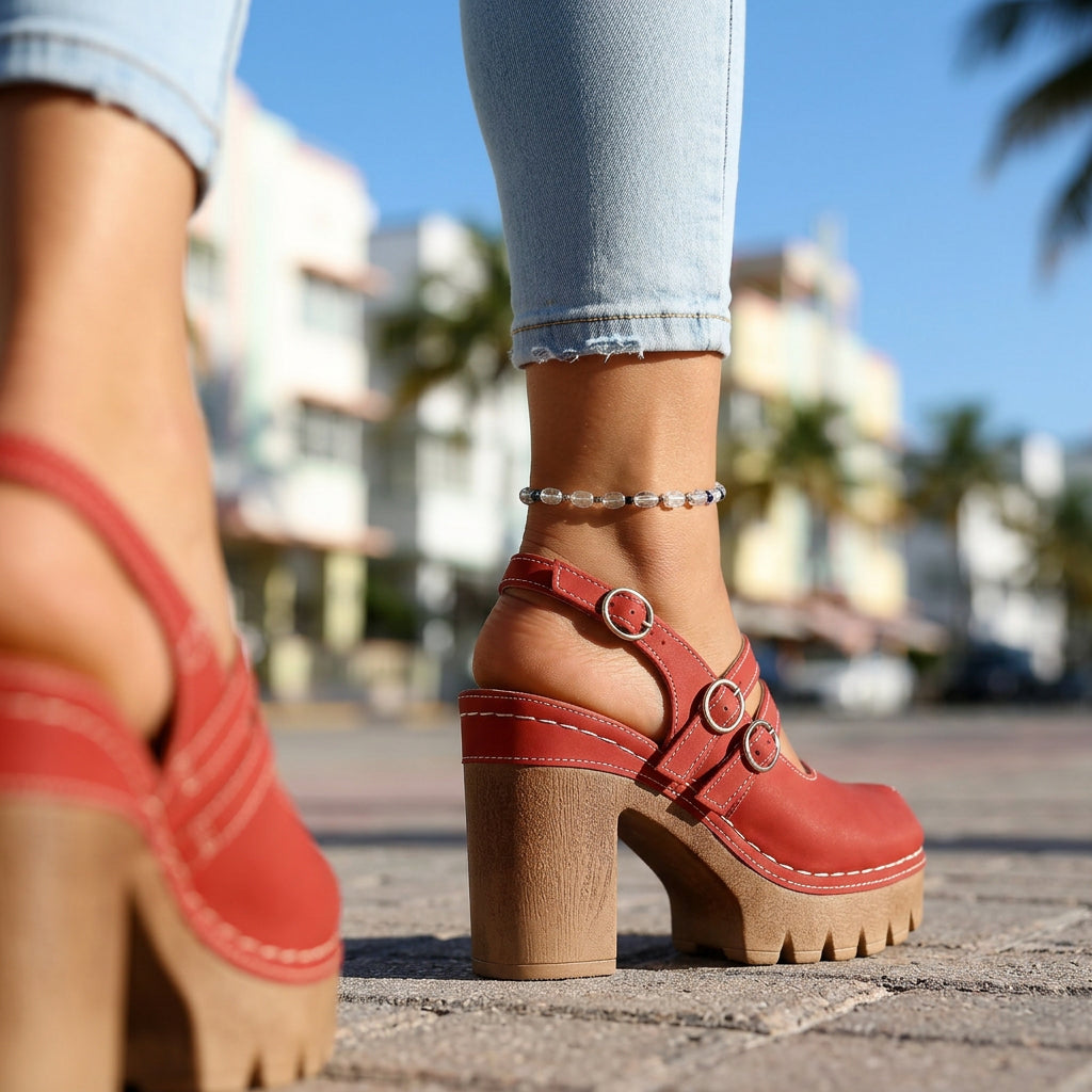 Delilah - Slingback Heels