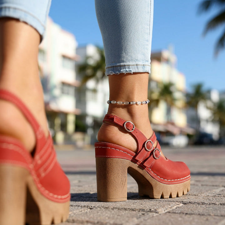 Delilah - Slingback Heels