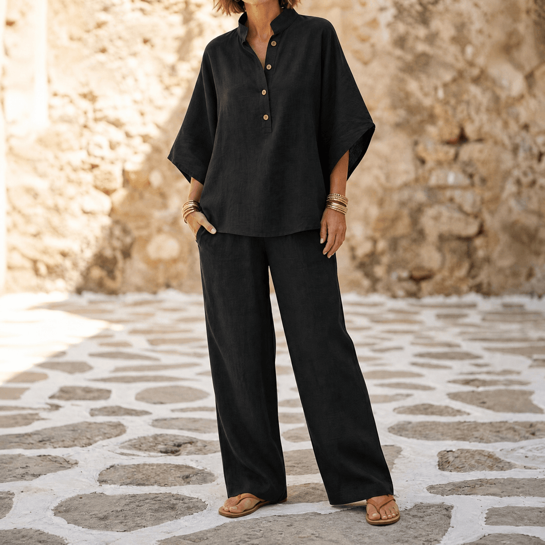 Marelle – Breezy Linen Two-Piece Set for Warm Days