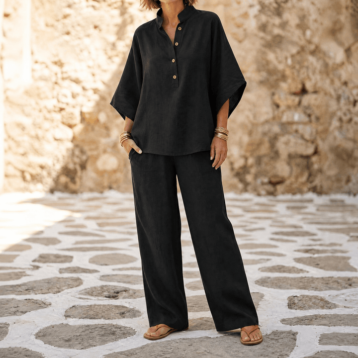Marelle – Breezy Linen Two-Piece Set for Warm Days