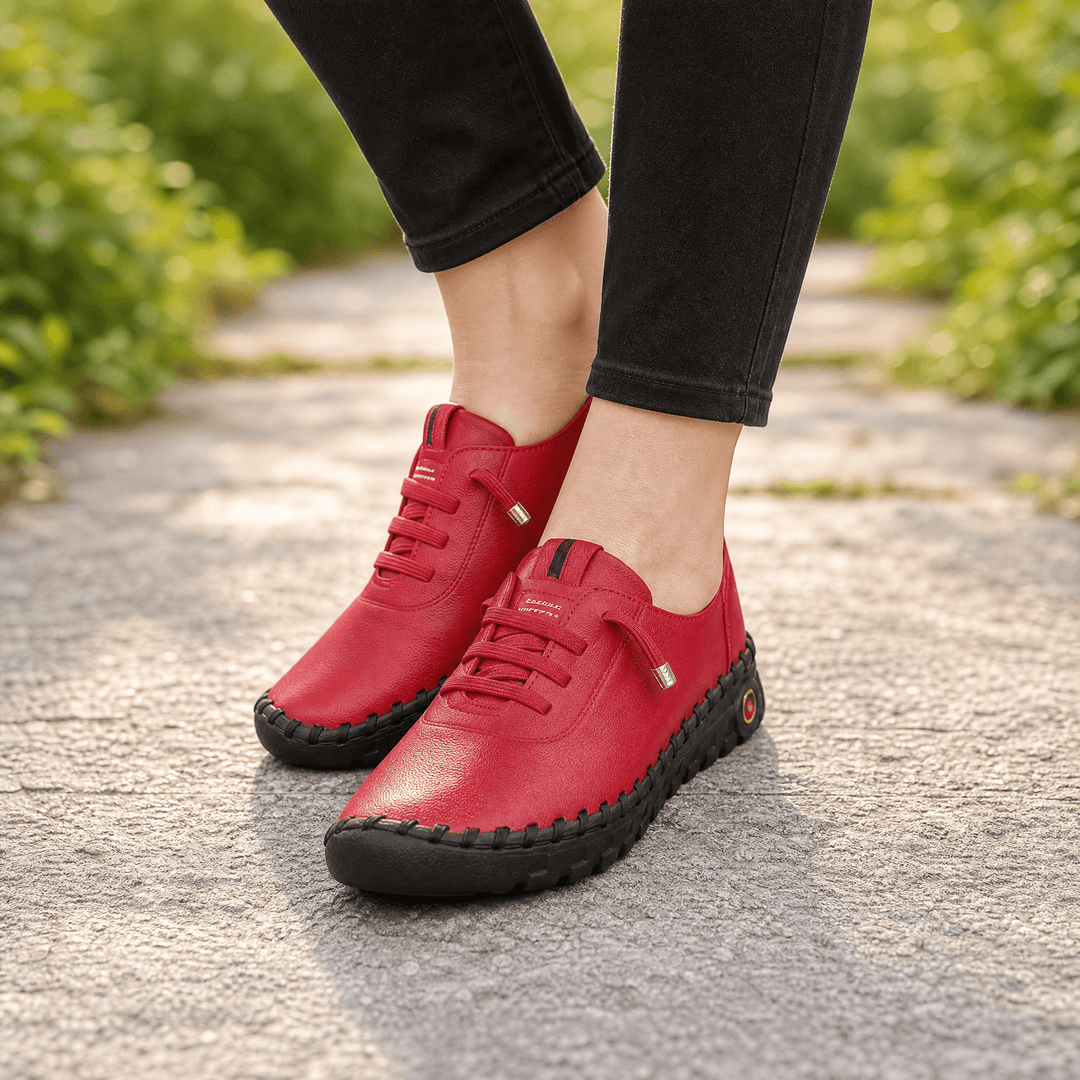 Marlowe – Hand-Stitched PU Loafers for All-Day Comfort
