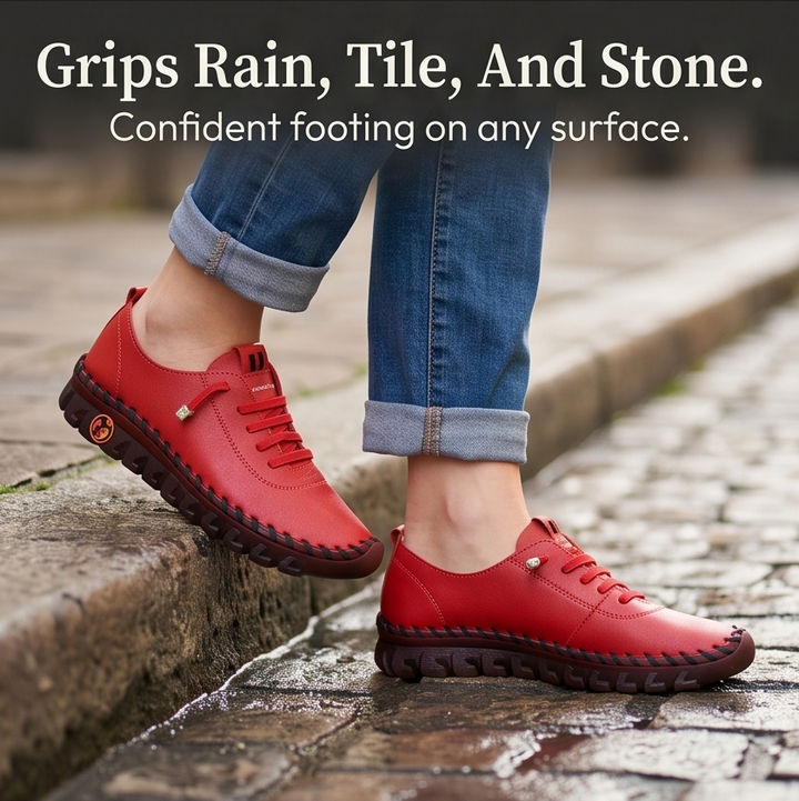 Marlowe – Hand-Stitched PU Loafers for All-Day Comfort