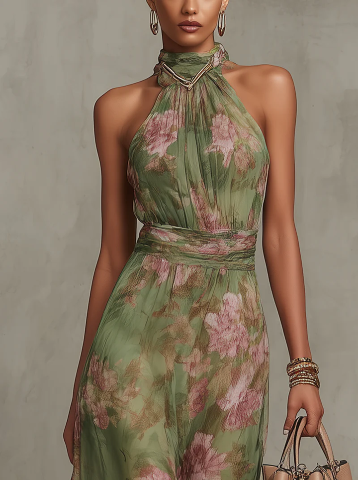 Bellagio | Halter Maxi Dress