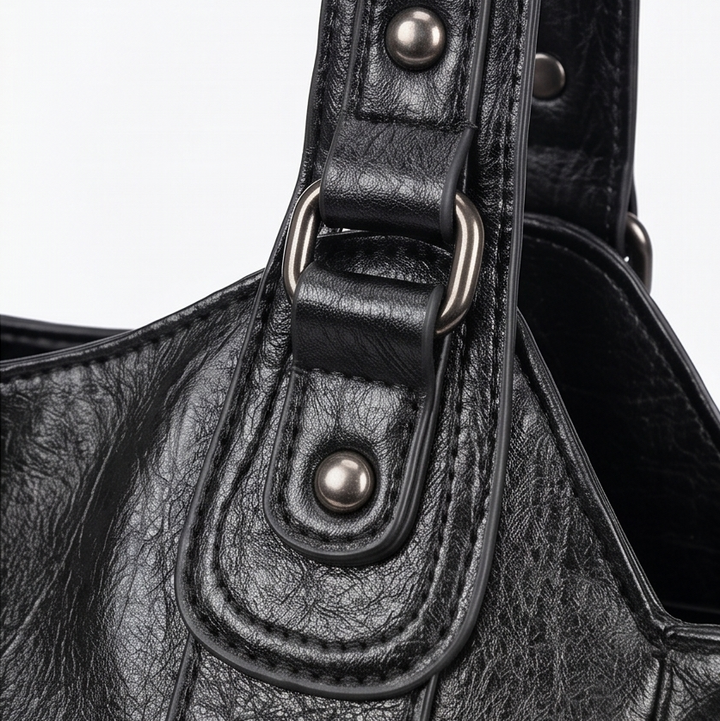 Noirvere – Slouchy Vegan Leather City Tote