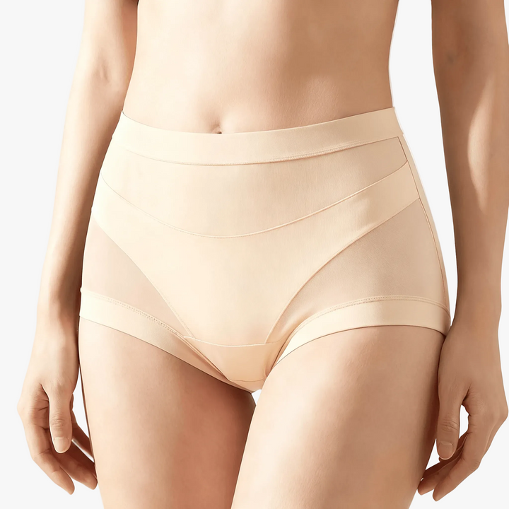 Nuvelle – Seamless High-Waist Mesh Panties