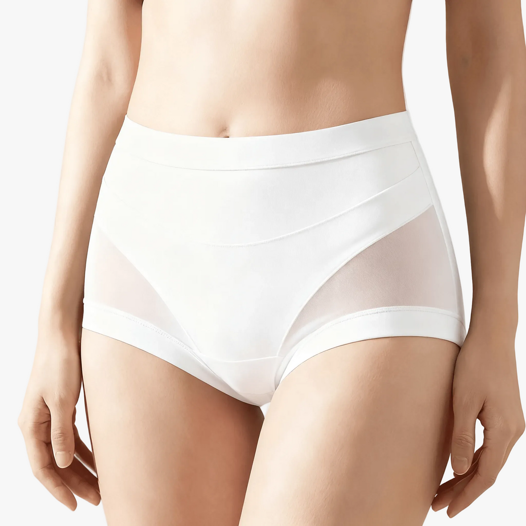 Nuvelle – Seamless High-Waist Mesh Panties