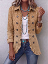 Crestelle™ | Western Pattern Print Ruffle Jacket