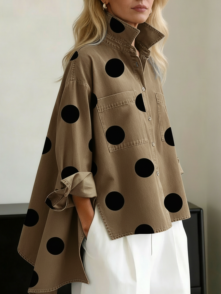 Suzy | Polka Dot Overshirt