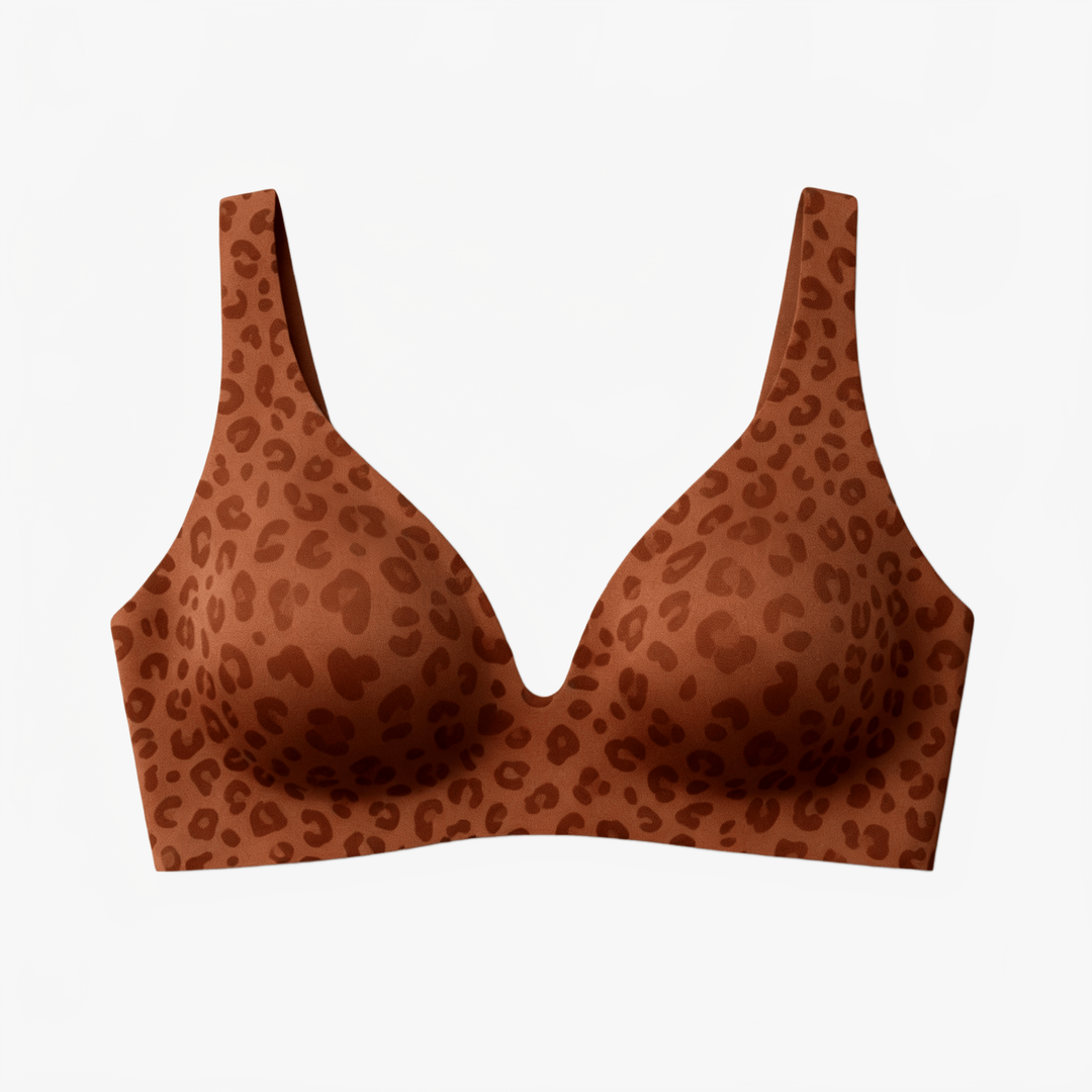 Veluna – Seamless Deep V Wireless Lift Bra