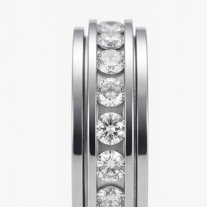 Serenova Rotating Zirconia Spinner Ring