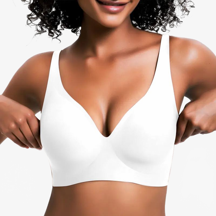 Vellé – Women’s V-Neck Seamless Jelly Bra