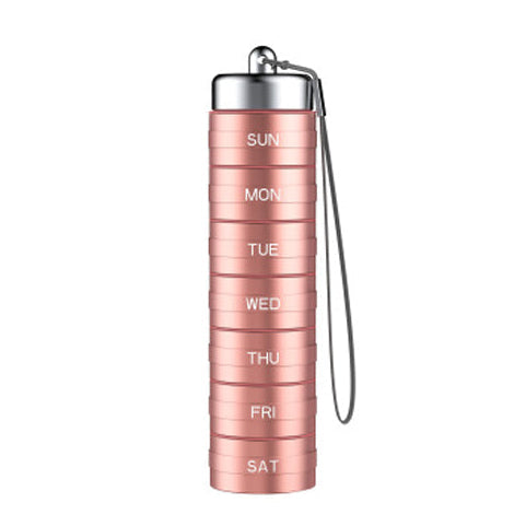 Pillvault – Waterproof 7 Day Aluminum Pill Organizer