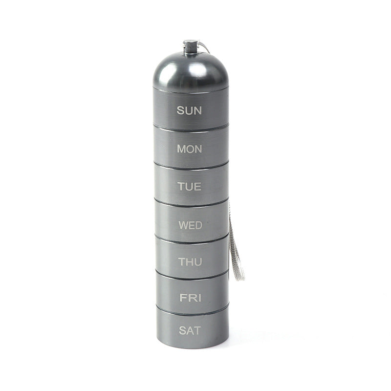 Pillvault – Waterproof 7 Day Aluminum Pill Organizer