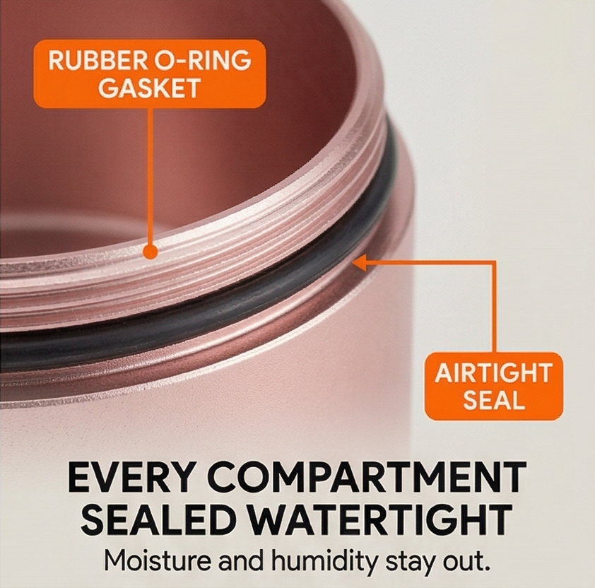 Pillvault – Waterproof 7 Day Aluminum Pill Organizer