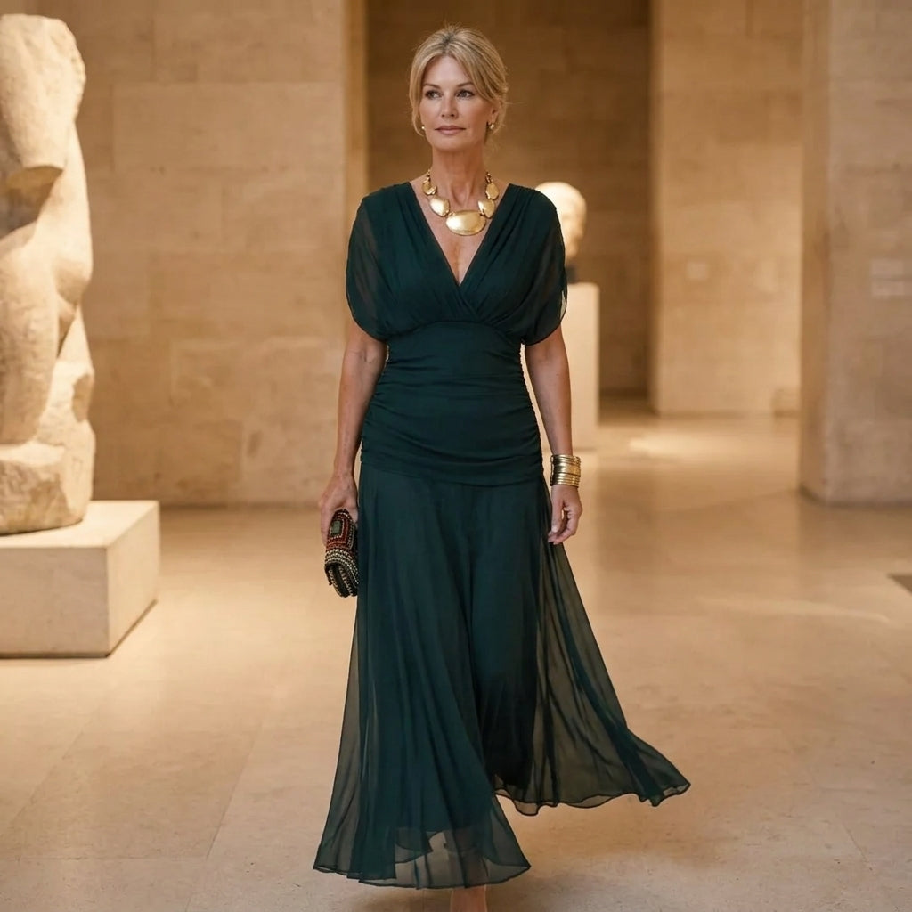 Mikaela - Off Shoulder Maxi Dress