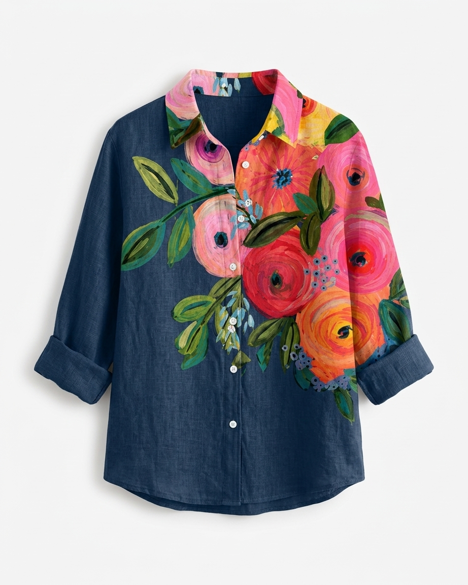 Fleur - Light and Colorful Printed Blouse