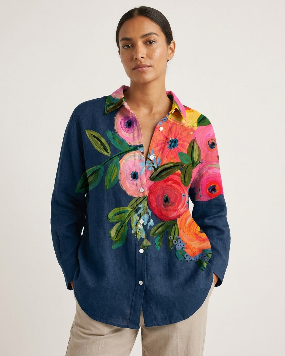 Fleur - Light and Colorful Printed Blouse