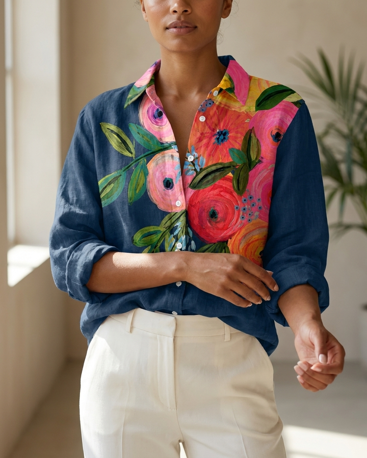 Fleur - Light and Colorful Printed Blouse