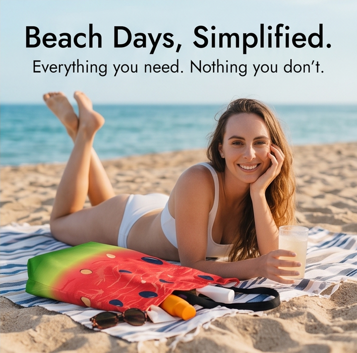 Sandela – 2-in-1 Beach Towel &amp; Tote