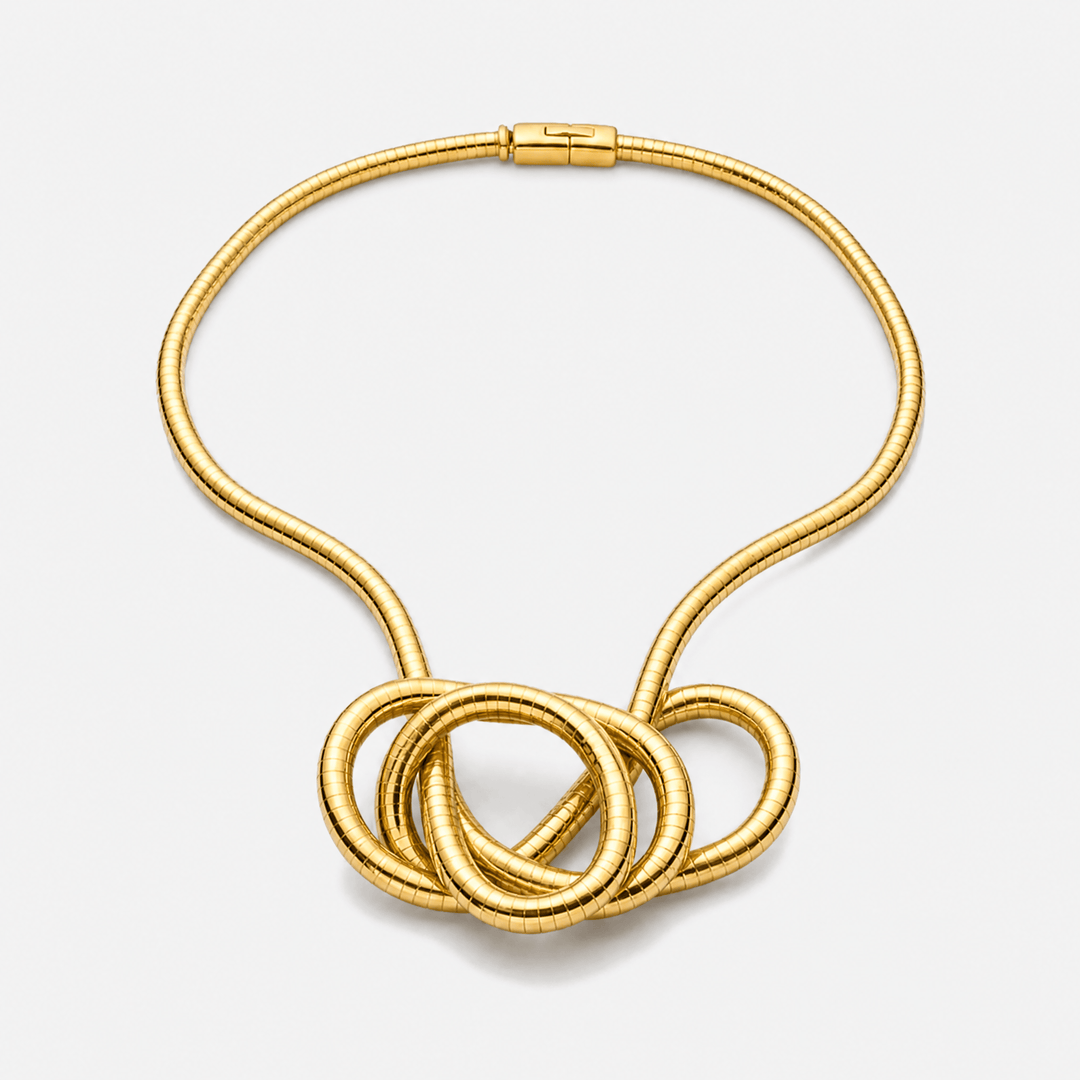 Serpina - Flexible Snake Necklace and Bracelet Set