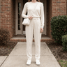 Lunaire – Women's Cotton Two Piece Lounge Set