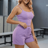 Vivelyn – Women's Soft Ribbed Two-Piece Lounge Set