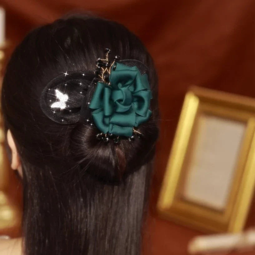 Florenza - Elegant Floral Hair Knots for Women