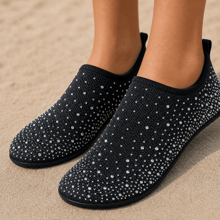 Sparkella – Rhinestone Slip-On Water Shoes