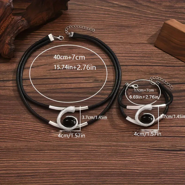 Solmera - Boho Necklace and Bracelet Set