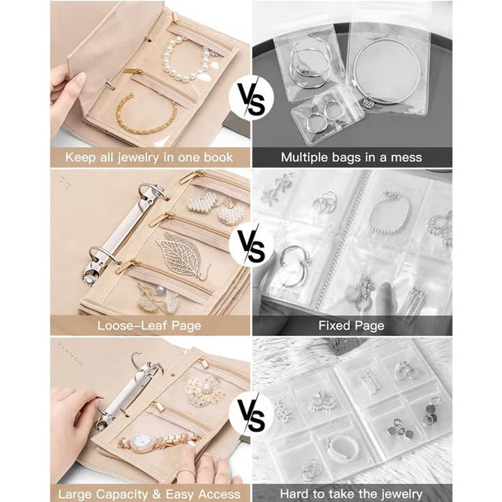Veluvé – PU Leather Portable Jewelry Organizer