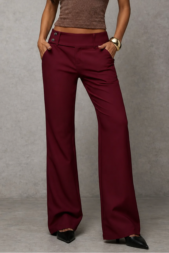 Nolamere | Wide-Leg High-Waisted Dress Trousers