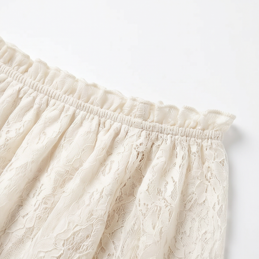 Veluna™ - Off-Shoulder Lace Blouse with Bell Sleeves