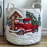 Vintage Christmas Pickup Laundry Basket