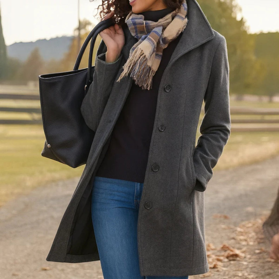 Emma - Classic Wool-Blend Coat