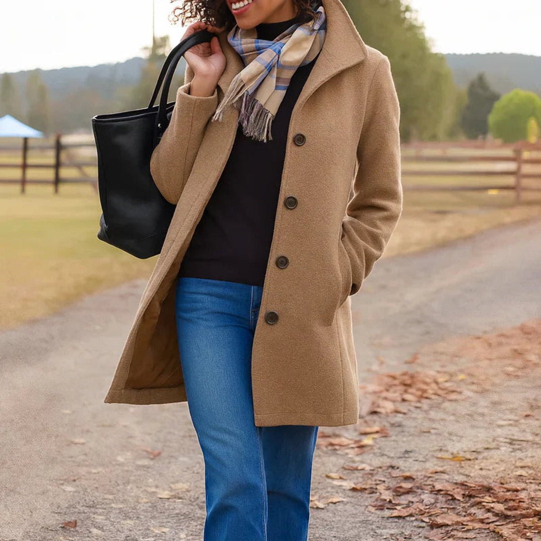 Emma - Classic Wool-Blend Coat
