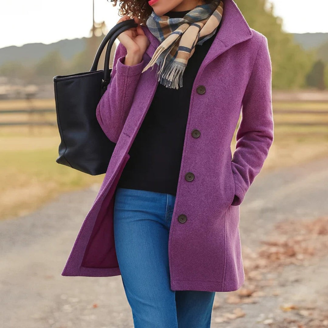 Emma - Classic Wool-Blend Coat