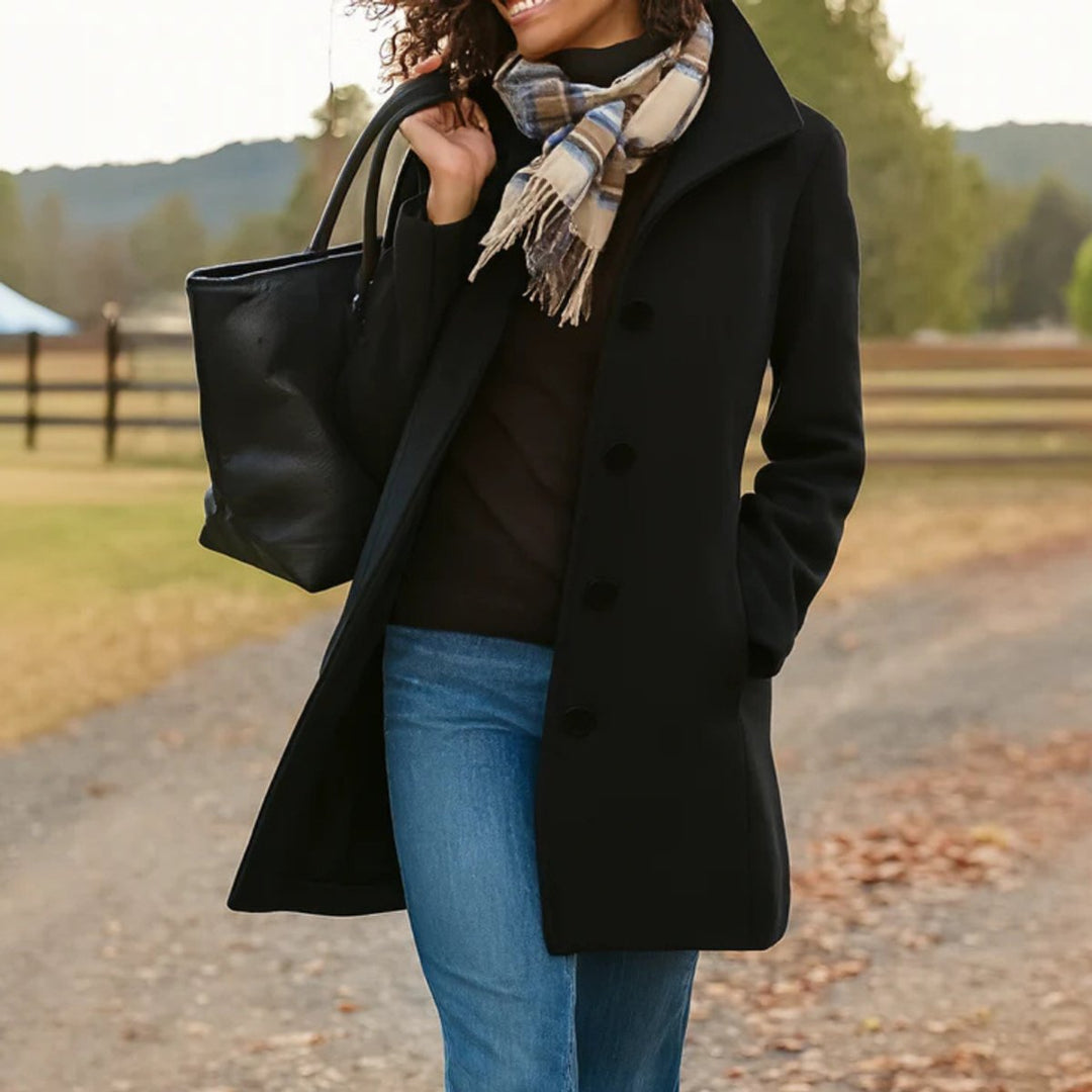 Emma - Classic Wool-Blend Coat
