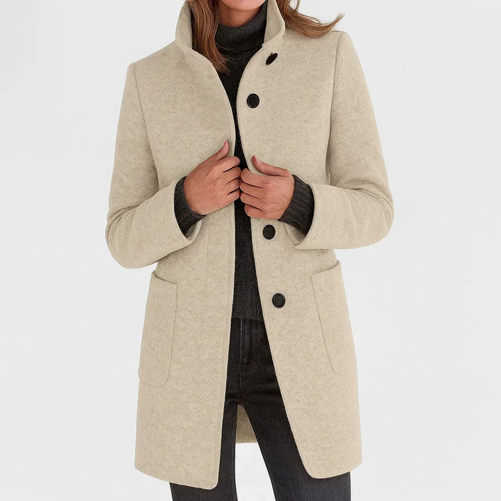 Evelina | Stand Collar Coat